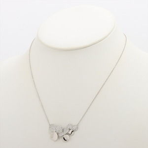 Tiffany Paper Flower Cluster Diamond Necklace Platinum